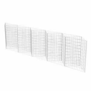 vidaXL Gabionov&yacute; ko&scaron; pozinkovan&aacute; ocel 300 x 30 x 100 cm