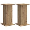 vidaXL Stojan na rostliny 2 ks Dub artisan 30,5 x 30 x 60,5 cm