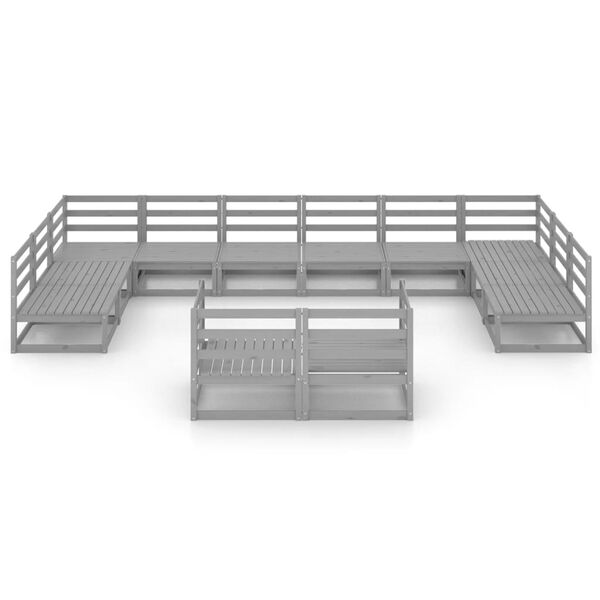 vidaXL 12d&iacute;ln&aacute; zahradn&iacute; sedac&iacute; souprava masivn&iacute; borovice