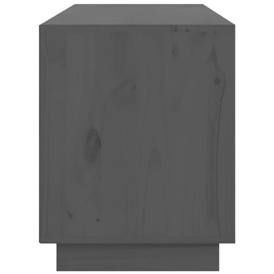 vidaXL TV skříňka šedá 176x37x47,5 cm masivní borové dřevo