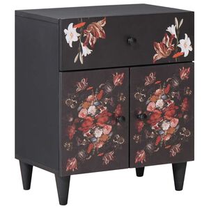 vidaXL Noční stolek Vícebarevný 50 x 33 x 60 cm Masivní mangové dřevo