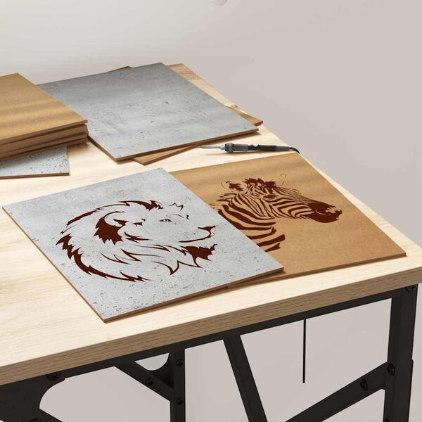 vidaXL Dekorační panely 12 pcs Betonová šedá 21 x 30 x 0.3 cm