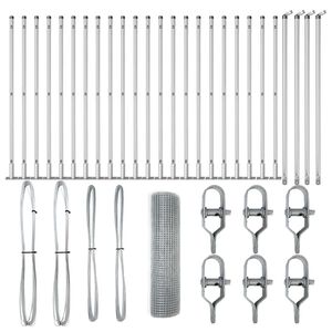 vidaXL Plotov&yacute; sloupek. Stř&iacute;brn&aacute;