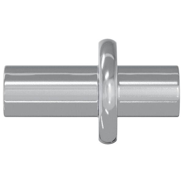 vidaXL Policejn&iacute; h&aacute;ček 2 pcs Stř&iacute;brn&aacute; 8,6 x 8,6 x 14,6 mm Ocel