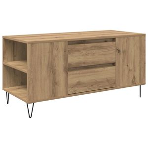 vidaXL Konferenčn&iacute; stolek Artisanov&yacute; dub 102 x 44,5 x 50 cm