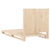 vidaXL R&aacute;m postele s čelem 100 x 200 cm masivn&iacute; borov&eacute; dřevo