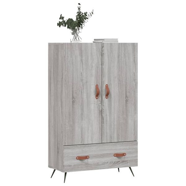 vidaXL Skř&iacute;ň highboard &scaron;ed&aacute; sonoma 69,5 x 31 x 115 cm kompozitn&iacute; dřevo