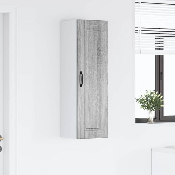 vidaXL Kuchyňsk&aacute; skř&iacute;ň &Scaron;ed&aacute; Sonoma 30 x 31 x 100 cm kompozitn&iacute; dřevo