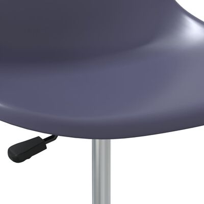 vidaXL Otočné jídelní židle 4 ks lila PP