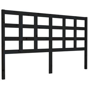 vidaXL Čelo postele čern&eacute; 165,5 x 4 x 100 cm masivn&iacute; borovice