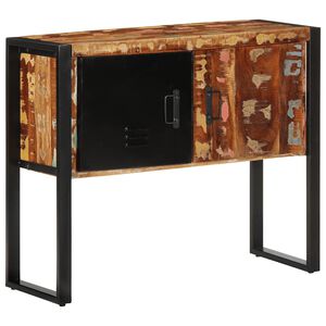 vidaXL Konzolov&aacute; skř&iacute;ňka v&iacute;cebarevn&yacute; 90x35x75 cm recyklovan&eacute; dřevo