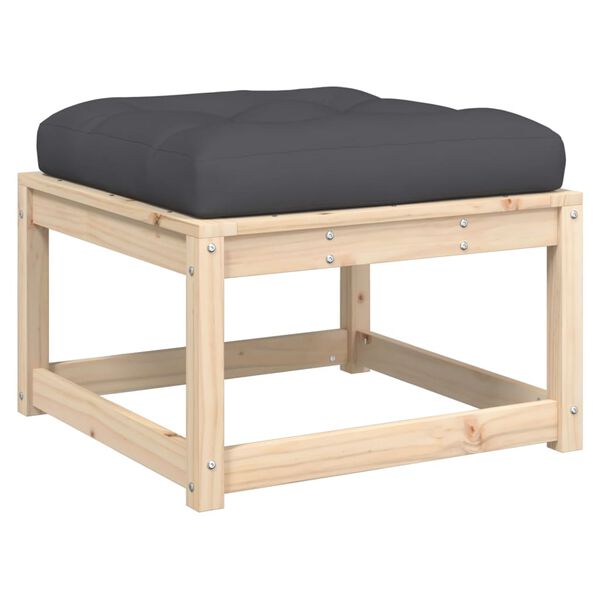 vidaXL 5dílná zahradní sedací souprava s poduškami masivní borovice