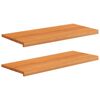 vidaXL Parapety 2 ks Světle hněd&aacute; 100 x 40 x 2 cm Masivn&iacute; bukov&eacute; dřevo