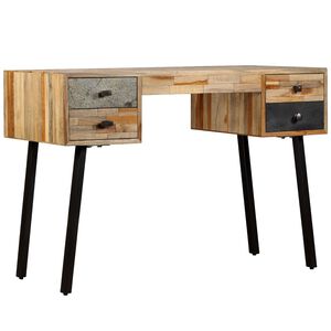vidaXL Psac&iacute; stůl masivn&iacute; recyklovan&yacute; teak 110 x 50 x 76 cm