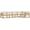 vidaXL Venkovn&iacute; pohovkov&aacute; souprava 5 pcs B&iacute;l&aacute; 327 x 168,5 x 73 cm
