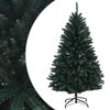 vidaXL Uměl&yacute; Skl&aacute;dac&iacute; V&aacute;nočn&iacute; Strom 150 cm PVC Tmavě zelen&aacute;