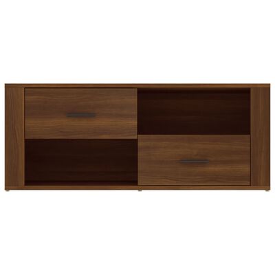 vidaXL TV skříňka hnědý dub 100 x 35 x 40 cm kompozitní dřevo