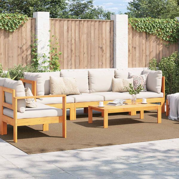 vidaXL Kusov&eacute; koberce Obd&eacute;ln&iacute;kov&yacute; Př&iacute;rodn&iacute; 340 x 240 cm