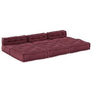 vidaXL Modulov&aacute; pohovka Textil Bord&oacute; 210 x 140 x 56 cm