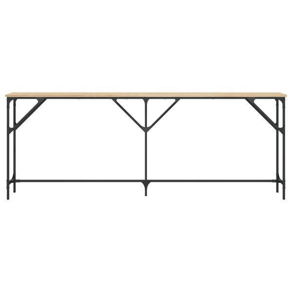 vidaXL Konzolový stolek dub sonoma 200 x 29 x 75 cm kompozitní dřevo