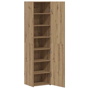 vidaXL Vysok&yacute; bufet Artisanov&yacute; dub 45 x 42,5 x 185 cm