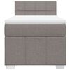 vidaXL Box spring postel s matrac&iacute; taupe 80x200 cm textil