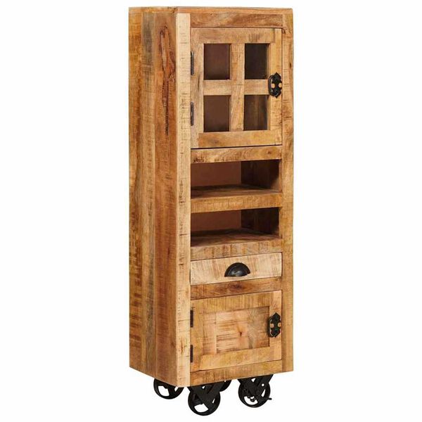 vidaXL Vysoký bufet se zásuvkou Hnědá 40 x 30 x 120.5 cm