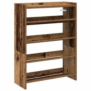 vidaXL Botn&iacute;k old wood 60x25x81 kompozitn&iacute; dřevo