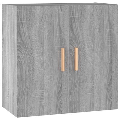 vidaXL Nástěnná skříňka šedá sonoma 60 x 30 x 60 cm kompozitní dřevo