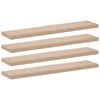 vidaXL Plovouc&iacute; police 4 ks 110 x 23,5 x 4 cm kompozitn&iacute; dřevo
