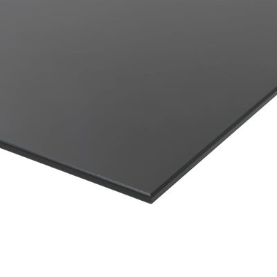 vidaXL Nástěnná magnetická černá tabule skleněná 100 x 60 cm