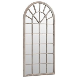 vidaXL Zahradn&iacute; zrcadlo p&iacute;skov&eacute; 90 x 45 cm železo do exteri&eacute;ru