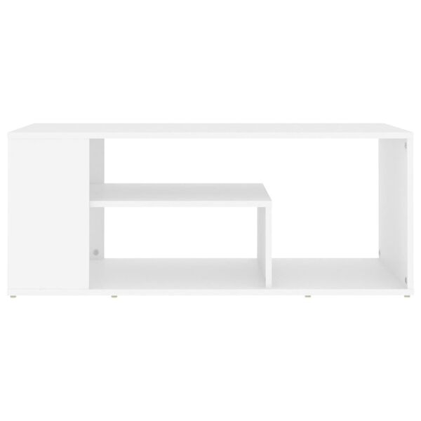 vidaXL Konferenční stolek bílý 100 x 50 x 40 cm kompozitní dřevo