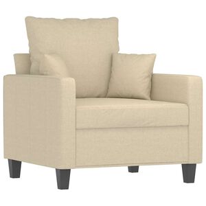 vidaXL Křeslo kr&eacute;mov&eacute; 60 cm textil