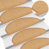 vidaXL Samolepic&iacute; rohože na schody Sisal-Look 30 ks 65x21x4 cm Sisal