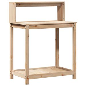 vidaXL Přesazovac&iacute; stůl s policemi 82,5x50x109,5 cm masivn&iacute; borovice