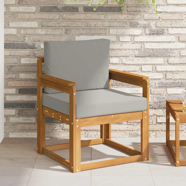 vidaXL Venkovn&iacute; pohovka Masivn&iacute; ak&aacute;ciov&eacute; dřevo a polyester