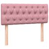 vidaXL Box spring postel s matrac&iacute; růžov&aacute; 120x210 cm samet