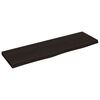 vidaXL N&aacute;stěnn&aacute; police tmavě hněd&aacute; 100x30x(2-4)cm o&scaron;etřen&yacute; masivn&iacute; dub