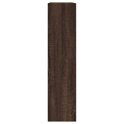 vidaXL Botník hnědý dub 80 x 21 x 87,5 cm kompozitní dřevo