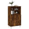 vidaXL Skř&iacute;ň highboard kouřov&yacute; dub 60 x 36 x 110 cm kompozitn&iacute; dřevo