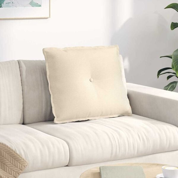 vidaXL Pol&scaron;t&aacute;ř na z&aacute;da Kr&eacute;mov&aacute; 60 x 50 cm Žebrovan&aacute; l&aacute;tka