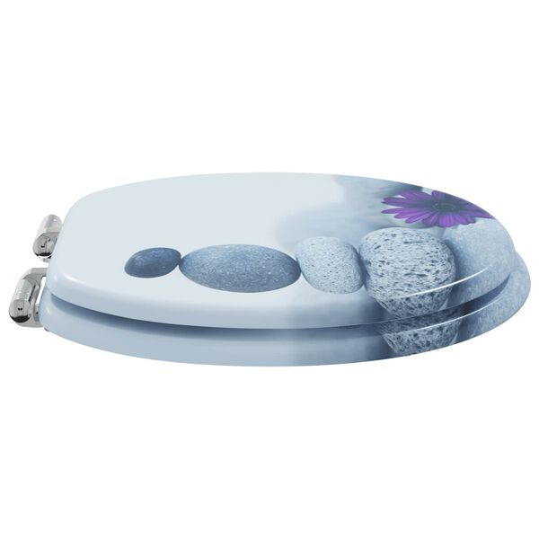 vidaXL Toaletn&iacute; prkno &Scaron;ed&aacute; 44 x 38 cm MDF deska