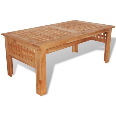 vidaXL Konferenční stolek, masivní ořechové dřevo 100x60x45 cm