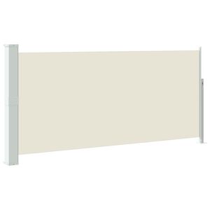 vidaXL Zatahovac&iacute; bočn&iacute; mark&yacute;za / z&aacute;stěna 140 x 314 cm kr&eacute;mov&aacute;