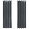 vidaXL Zatemňovac&iacute; z&aacute;věsy 2 pcs Světle &scaron;ed&aacute; 140 x 245 cm samet
