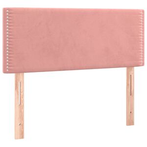 vidaXL Čelo postele růžov&eacute; 100x5x78/88 cm samet