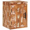 vidaXL Nočn&iacute; stolek Hněd&aacute; 35 x 33 x 48 cm Masivn&iacute; recyklovan&eacute; dřevo