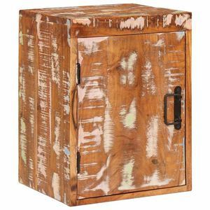 vidaXL Nočn&iacute; stolek Hněd&aacute; 35 x 33 x 48 cm Masivn&iacute; recyklovan&eacute; dřevo