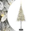 vidaXL V&aacute;nočn&iacute; stromeček s 150 LED diodami B&iacute;l&aacute; 120 cm PE a Ocel